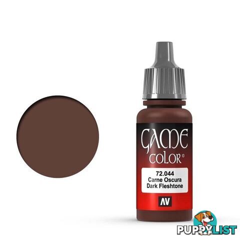 VALLEJO GAME 72044 Color Dark Fleshtone 17ml Acrylic Paint