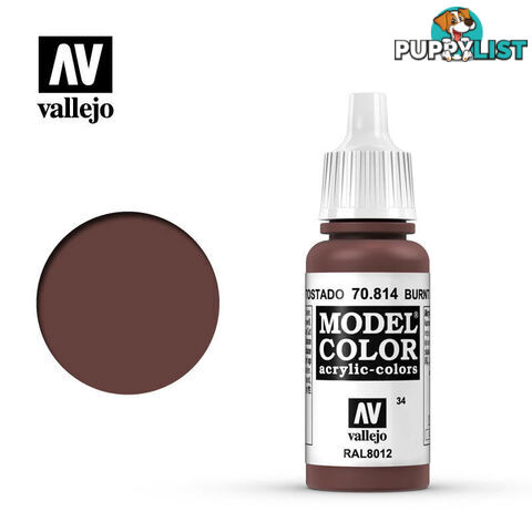 VALLEJO MODEL COLOR UMBER RED 17ML AV70814 - VALLEJO