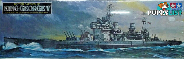 TAMIYA 1/350 BRITISH BATTLESHIP KING GEORGE V PRECISION PLASTIC MODEL KIT