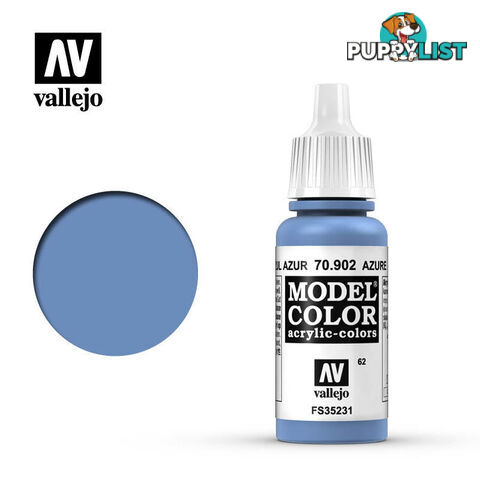 VALLEJO MODEL COLOR AZURE 17ML AV70902 - VALLEJO