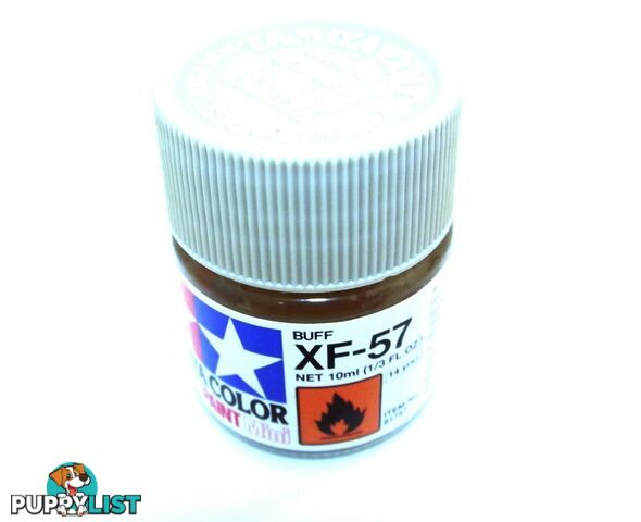 XF-57   TAMIYA ACRYLIC PAINT FLAT BUFF - TAMIYA PAINTS &amp; Accessories