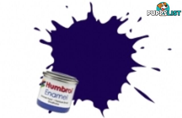 68   HUMBROL ENAMEL PAINT PURPLE GLOSS - HUMBROL