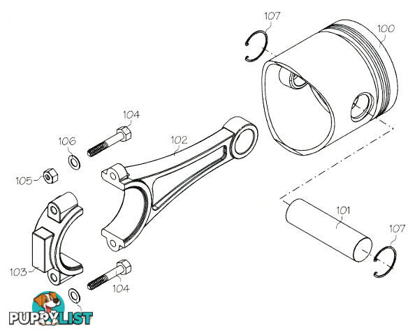 F1319 (YS ENGINE PART) CRANKSHAFT 120AC