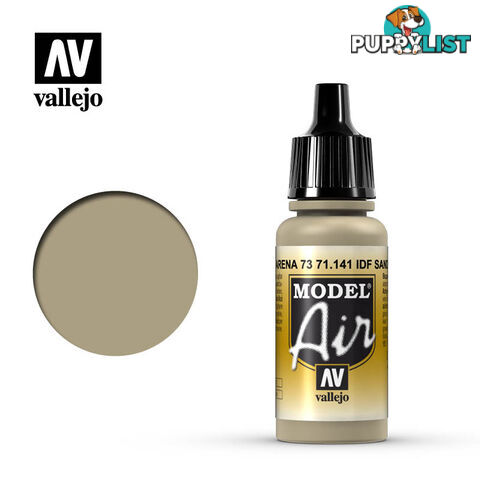 VALLEJO MODEL AIR ACRYLIC PAINT IDF SAND GREY 71141 - VALLEJO