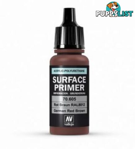 VALLEJO ACRYLIC POLYURETHANE - PRIMER   German Red Brown 70605 - VALLEJO