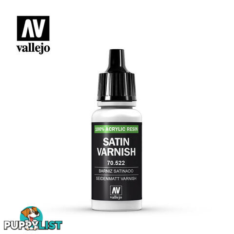 VALLEJO MODEL AIR ACRYLIC PAINT SATIN VARNISH 70522 - VALLEJO