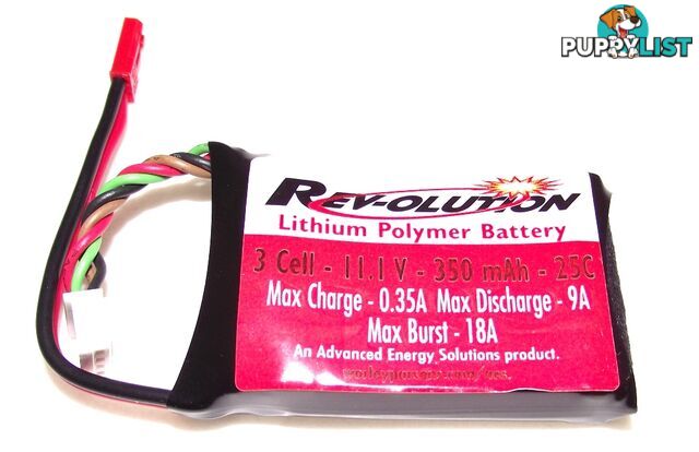 REVOLUTION LIPO 350MAH 11.1V 25C