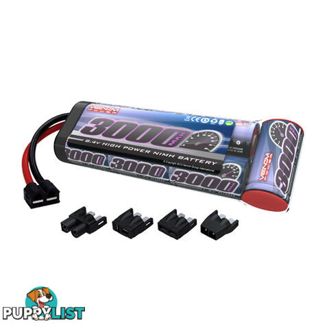 Venom 8.4v 3000mAh 7-Cell NiMH Battery Flat Pack with Universal Plug - VENOM