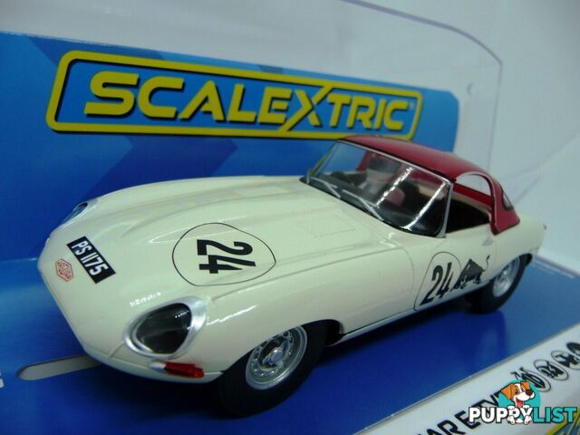 Scalextric C4232 Jaguar E Type Goodwood Revival Adrian Newey slot car also suits Carrera - SCALEXTRIC - Does not apply