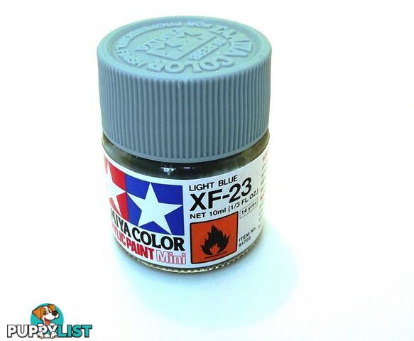 XF-23   TAMIYA ACRYLIC PAINT FLAT LIGHT BLUE - TAMIYA PAINTS &amp; Accessories