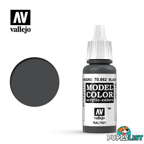 VALLEJO MODEL COLOR BLACK GREY 17ML AV70862 - VALLEJO