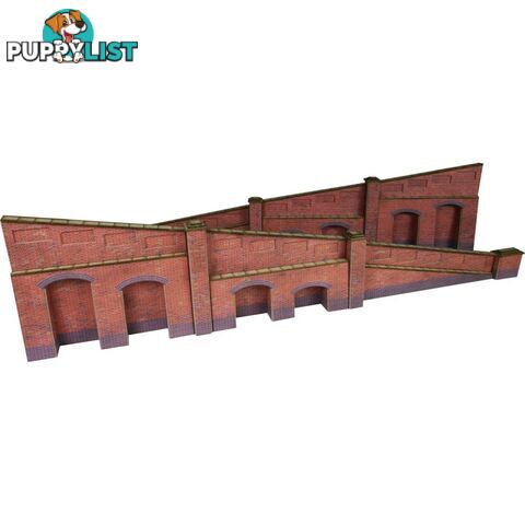 METCALFE PO248 TAPERED RETAINING WALL RED BRICK - METCALFE