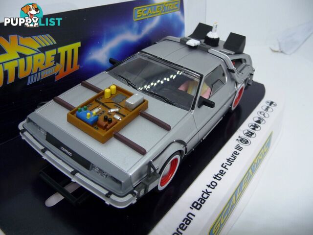 Scalextric C4307 DeLorean Back to the Future 3 slot car also suits Carrera - SCALEXTRIC - Does not apply