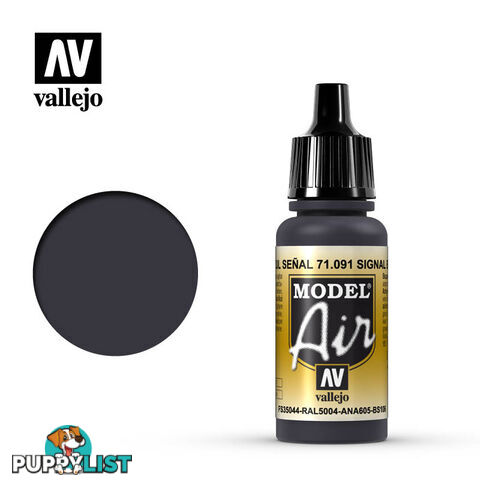 VALLEJO MODEL AIR ACRYLIC PAINT SIGNAL BLUE 71091 - VALLEJO