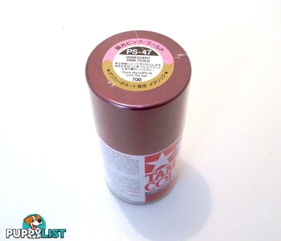 PS-47 TAMIYA POLYCARBONATE SPRAY PAINT PINK/GOLD - TAMIYA PAINTS &amp; Accessories