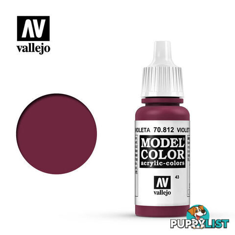 VALLEJO MODEL COLOR VIOLET RED 17ML AV70812 - VALLEJO