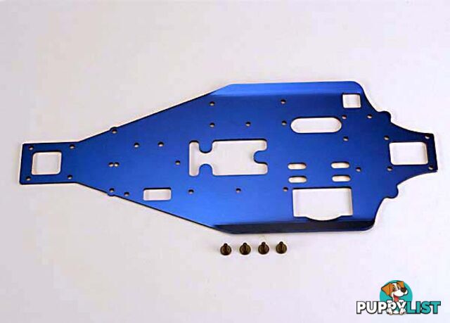 4822 (PART) TRAXXAS LOWER CHASSIS 2.5MM ALUM - TRAXXAS PARTS