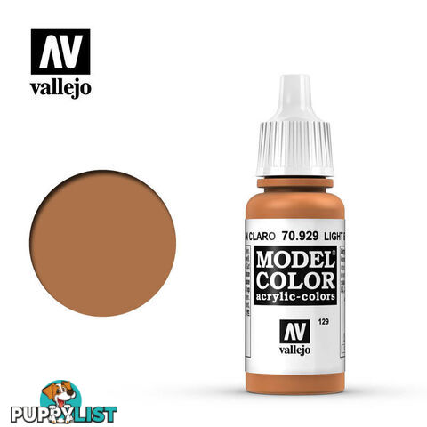 VALLEJO MODEL COLOR LIGHT BROWN 17ML AV70929 - VALLEJO