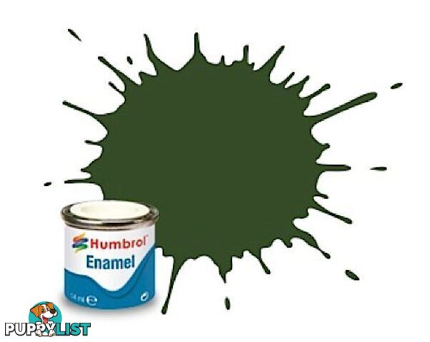 242   HUMBROL ENAMEL PAINT DUNKELGRUN MATT - HUMBROL