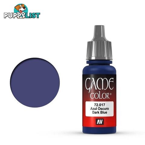 VALLEJO GAME 72017 Color Sick Blue 17ml Acrylic Paint