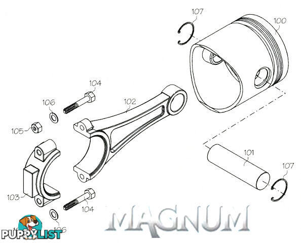 160219 (MAGNUM ENGINE PART) DRIVE WASHER