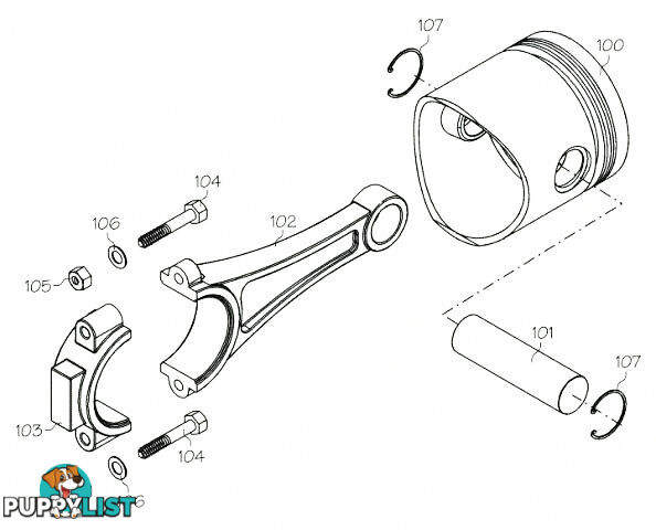 F5137 (YS ENGINE PART) CAM COVER SCREWS FZ70S