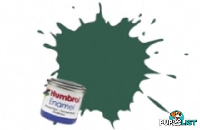 116   HUMBROL ENAMEL PAINT US DARK GREEN MATT - HUMBROL