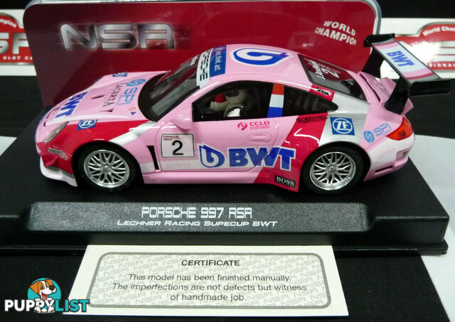 NSR 1:32 0188AW Porsche 997 Super Cup BWT J.Andlauder No.2 scalextric/carrera - NSR - Does not apply