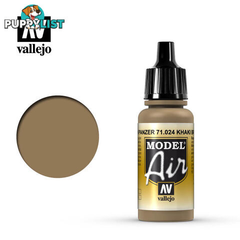 VALLEJO MODEL AIR ACRYLIC PAINT KHAKI BROWN 71024 - VALLEJO