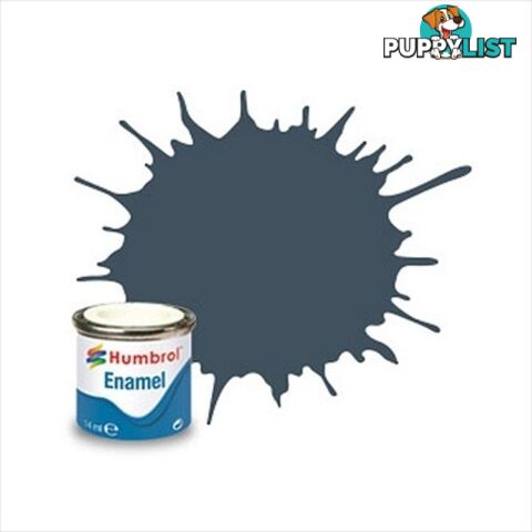 112   HUMBROL ENAMEL PAINT FIELD BLUE MATT - HUMBROL