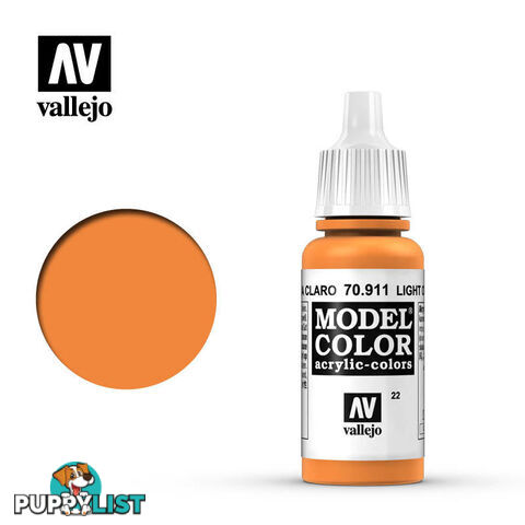 VALLEJO MODEL COLOR LIGHT ORANGE 17ML AV70911 - VALLEJO