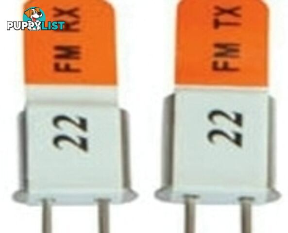 CRYSTALS TX + RX PAIR 36MHZ  HOLA HELI SPARE PARTS