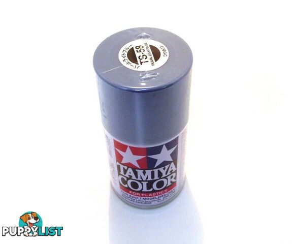 TS-58   TAMIYA ACRYLIC SPRAY PAINT  PEARL LIGHT BLUE - TAMIYA PAINTS &amp; Accessories