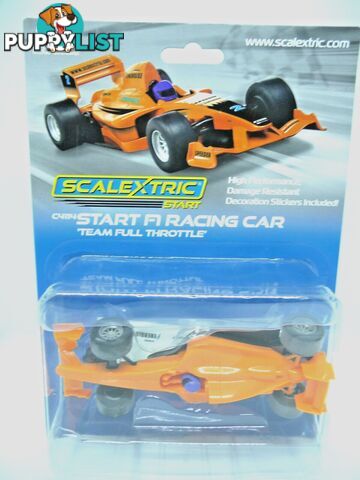 Scalextric C4114 START F1 Racing Car Team Full Throttle slot car also suits Carrera - SCALEXTRIC - Does not apply