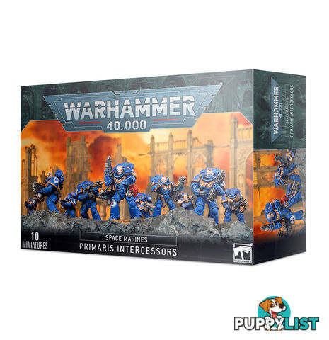 Warhammer 40&#44;000 Primaris Space Marines Intercessors - WARHAMMER 40K