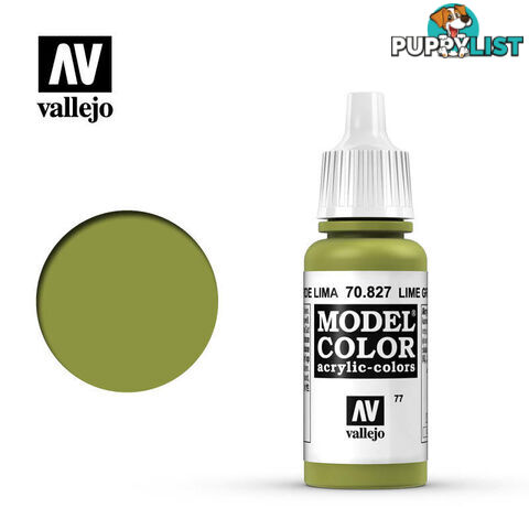 VALLEJO MODEL COLOR LIME GREEN 17ML AV70827 - VALLEJO