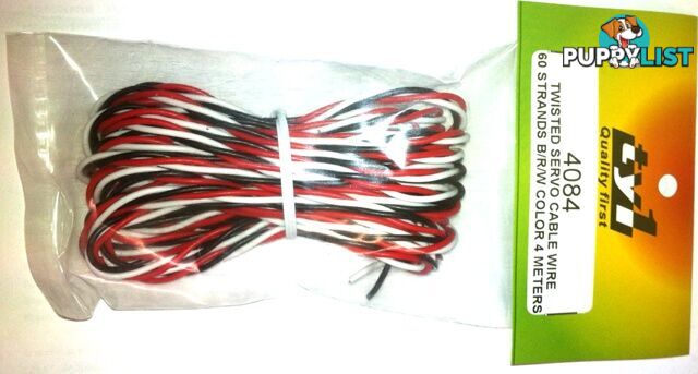 TY1 TWISTED SERVO LEAD WIRE 4M TY4084 - TY1