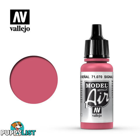 VALLEJO MODEL AIR ACRYLIC PAINT TURN SIG RED 71070 - VALLEJO