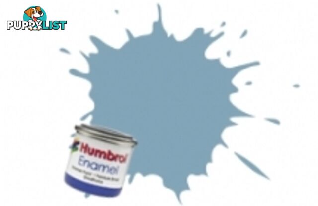 128   HUMBROL ENAMEL PAINT US GREY SATIN - HUMBROL