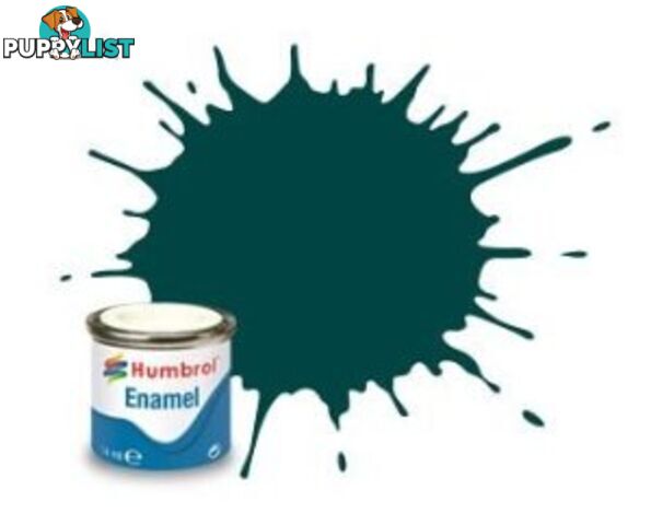 239   HUMBROL ENAMEL PAINT BRITISH RACING GREEN GLOSS - HUMBROL