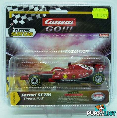 CARRERA GO Ferrari SF71H S Vettel No 95 - CARRERA - Does not apply