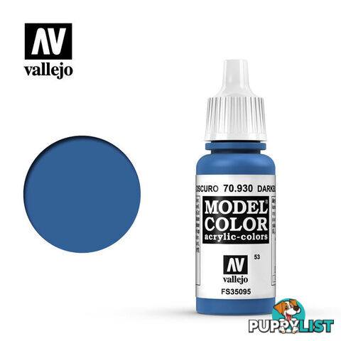 VALLEJO MODEL COLOR DARK BLUE 17ML AV70930 - VALLEJO