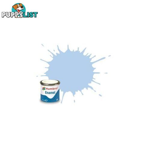 44   HUMBROL ENAMEL PAINT PASTEL BLUE MATT - HUMBROL