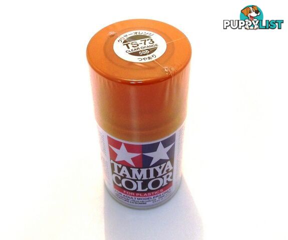 TS-73   TAMIYA ACRYLIC SPRAY PAINT  CLEAR ORANGE - TAMIYA PAINTS &amp; Accessories