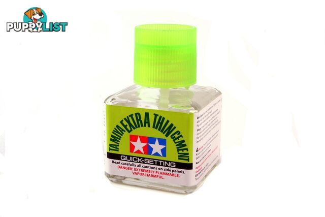 TAMIYA EXTRA-THIN CEMENT 40Ml (Quick-Setting) 87182 - TAMIYA PAINTS &amp; Accessories