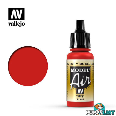 VALLEJO MODEL AIR ACRYLIC PAINT SCARLET RED 71003 - VALLEJO