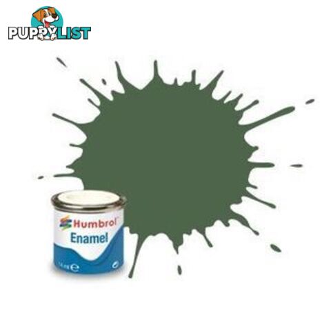 252   HUMBROL ENAMEL PAINT OLIVGRUN OLIVE GREEN MATT - HUMBROL