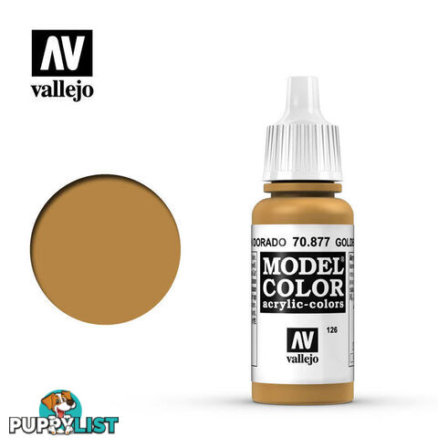 VALLEJO MODEL COLOR GOLDBROWN 17ML AV70877 - VALLEJO