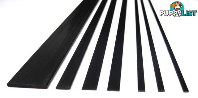 CARBON FIBER FLAT .5X10X1000MM