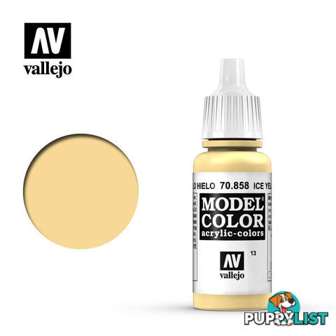 VALLEJO MODEL COLOR ICE YELLOW 17ML AV70858 - VALLEJO